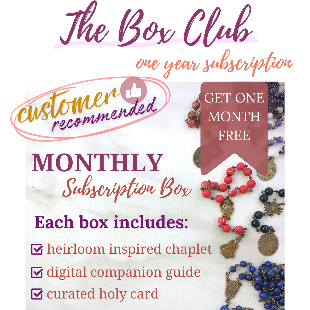The Deluxe Chaplet Box - 12 MONTH MEMBERSHIP