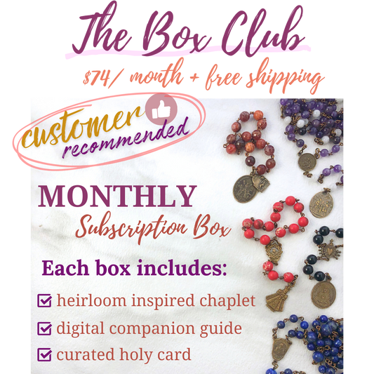 The Deluxe Chaplet Box - MONTH TO MONTH